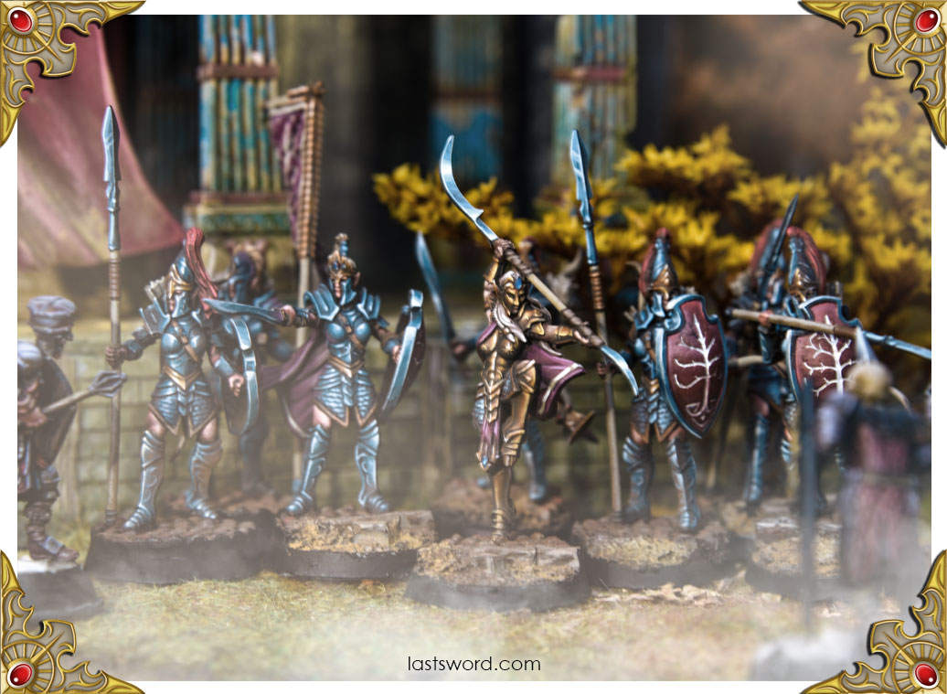 KickstarterQueenScenePicturesQueensMaiden01 Last Sword Miniatures