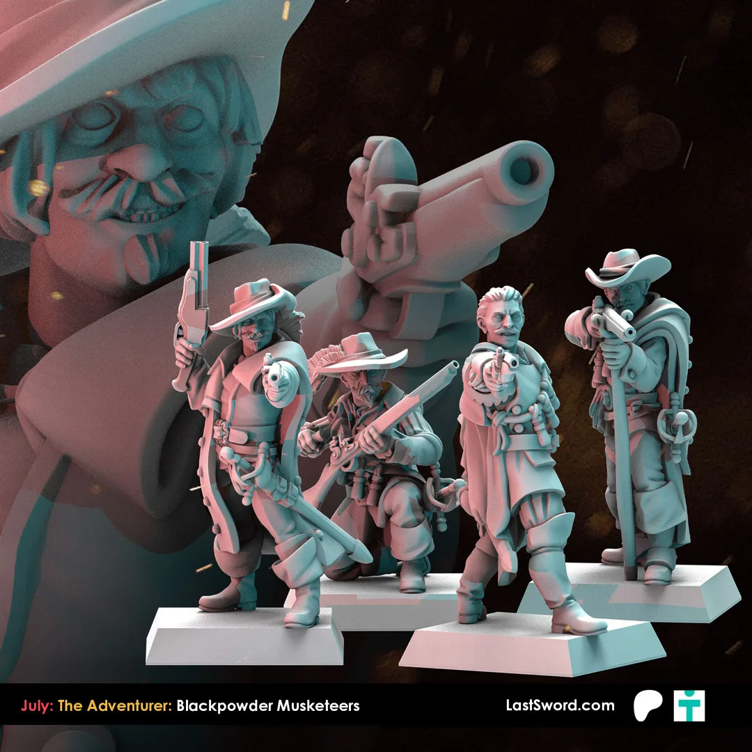 Blackpowder Musketeers and Gustave - Patreon image 1