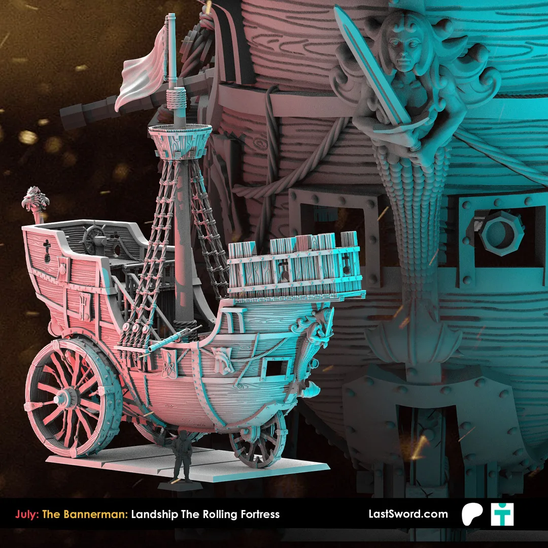 July: The Rolling Fortress of Valcasta / Julio: The Rolling Fortress of Valcasta - Patreon image 1